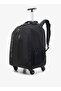 Logo Print Trolley Backpack with Retractable Handle - 48x34x23 cm - 2