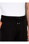 Black Comfort Fit Knitted Shorts 50247942-Vr046 - 5