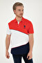 Men's Regular Fit Polo Neck Red T-Shirt 50281946-Vr030 - 3