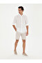 White Regular Fit Waist Lace up Shorts 50289150-Vr011
