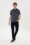 Men's Regular Fit Polo Neck Navy Blue T-Shirt 50281944-Vr033 - 4