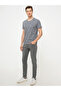 Navy Blue Crew Neck T-Shirt 50202501-Vr033 - 4