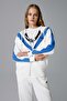 Zippered Hooded Women's Sweatshirt Ef172-Sbl - 2