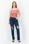 Women Slim Fit Wash Stretchable Denim, Indigo - 4