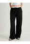 Wide Leg Trousers Double Waist Layer Tie Waist - 3