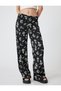 Wide Leg Pants Tie Waist Wrap High Waist - 3