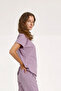 Single Top Crew Neck Lycra Doctor and Nurse Uniform Surgical Uniform Lilac |   Brl Bagel - 5