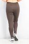 Women Pull On Leggings, Brown - 2