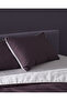 Verne double size 100% cotton 208 tc printed satin duvet cover set - plum/white - 4