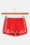 3Brand by Russell Wilson Kids Girl Sportswear Fit Brand Logo Training Shorts, Red
