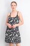 Women Sportswear Fit Sleeveless Dress, Multiolor
