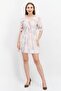 Women Floral Print Mini Dress, Multicolor - 2