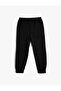Jogger Sweatpants Butterfly Printed Waist Tie Pocket - 2