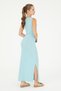 Women's Mint Crew Neck Knitted Dress 50281817-Vr090 - 4