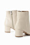 Raisel Cream Oval Mold Daily Use Women's Heeled Boots - 3