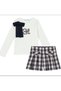 Abel&Lula Female Child Winter Plaid Shorts Skirt 5764 - 3