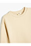 Basic sweatshirt long sleeve crew neck fleece-lined - 3