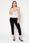 Women V-Neck Sleeveless Allover Print Crop Top, Lavender - 4