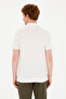 Men's Regular Fit Polo Neck Ecru T-Shirt 50281956-Vr019 - 5