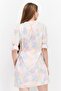 Women Floral Print Mini Dress, Multicolor - 3