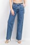 Women Regular Fit Washed Denim Jeans, Blue