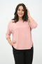 Women's Plus Size Sleeve Glitter Detailed Blouse 1855