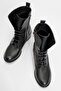 1190 Black Leather Women's Boots - 2
