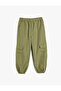 Jogger Parachute Trousers with Pocket Detail and Elastic Waist
