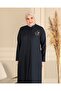 Women's Large Size Winter Hijab Top Coat Zippered Top Coat Full Size - 3