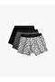 3-Piece Boxer Set Patterned and Basic Cotton