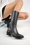 Genuine leather women's daily heeled classic boot dc9912
