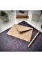 100Gr. Kraft 500 Pieces Letter Envelopes - 13X18Cm
