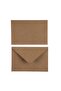 100Gr. Kraft 500 Pieces Letter Envelopes - 13X18Cm - 5