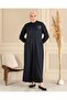 Women's Large Size Winter Hijab Top Coat Zippered Top Coat Full Size - 5