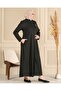 Women's Large Size Winter Hijab Top Coat Zippered Top Coat Full Size - 7