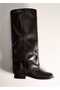 Buckle leather boots - 3