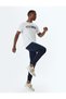 Sports Sweatpants Jogger Pants Drawstring Waist Seam Detail Pocketed Cotton Blend