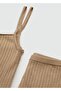 Strappy Knitwear T-Shirt - 7