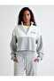 Women's Sweatshirt Gray 5Wak10236Ek - 3