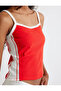 Color Contrast Thin Strap Cotton Ribbed Undershirt - 6