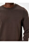 Crew Neck Sweatshirt Basic Long Sleeve Hooded - 5