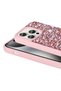 iPhone 15 Pro Compatible Shiny Stone Design Zore Linea Case-Navy Blue - 4