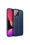 حافظة سيليكون Zore Niss متوافقة مع هاتف iPhone 14 Pro - أزرق داكن