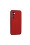 Galaxy S24 Plus Compatible Soft Textured Colorful Thin Silicone Soft Cover Premier-Red - 2