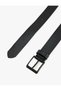 Faux Leather Belt - Buckle Detailed - 3