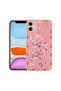 iPhone 12 Compatible Patterned Hard Silicone Zore Mumila Case-Pink Mouse