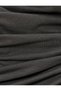 Zippered Draped Sweatshirt with High Collar and Long Sleeves - 6