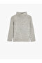 Basic Turtleneck T-Shirt Long Sleeve Viscose Fabric