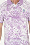 Men's Regular Fit Polo Collar Lilac T-Shirt 50281518-VR034 - 7
