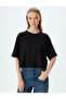 Stone DeTailed Oversize Crew NecK T-shirt - Short Sleeve - 3